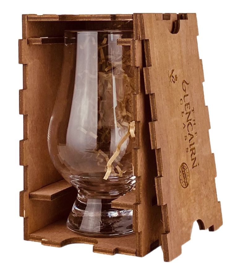 Бокал для виски Глинкерн 190 мл в деревянной коробке
