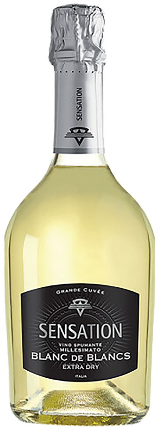 Игристое вино Гранд Кюве Сенсейшен Блан де Блан Экстра Драй