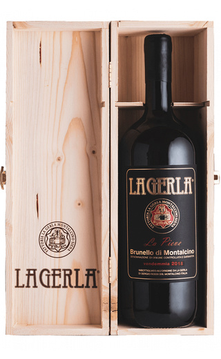 Ла Джерла Ла Пьеве Брунелло ди Монтальчино Магнум в футляре из сосны